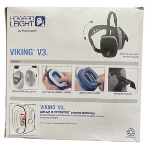 Howard Leight Viking V3 Noise Blocking Ear Muff Protectors Black